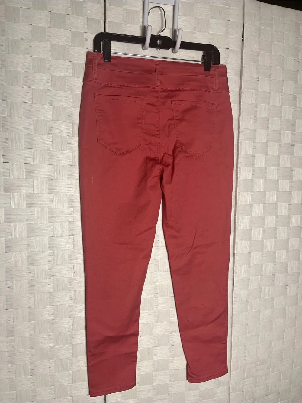 love, Fire Women's Skinny Pants in Deep Red - Picture 5 of 6